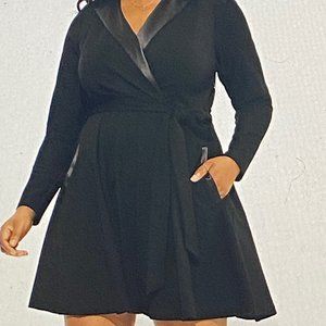 TORRID NWT MINI TUXEDO SKATER DRESS SIZE 24 - Still in its packaging!